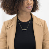 Immanuel Bar Necklace (God With Us)